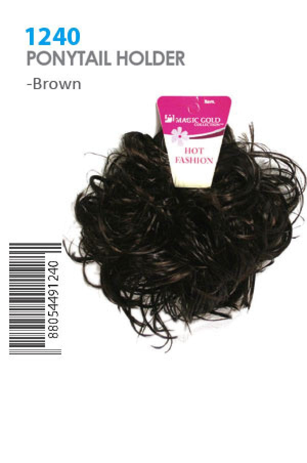 1240 Hot Fashion Ponytail Holder (D.Brown Hair) -dz
