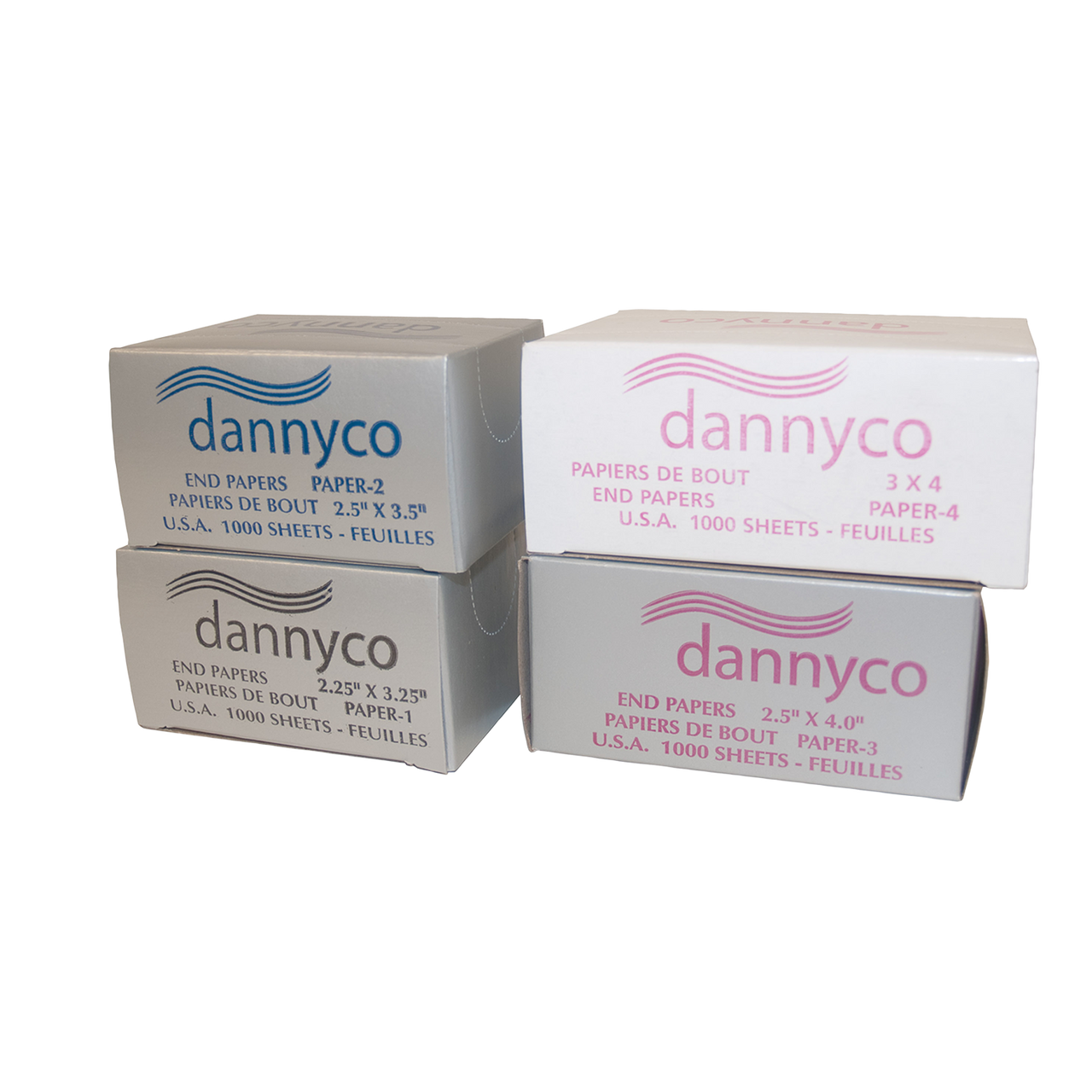 Dannyco Sundries End Wraps 2 1/2" x 3 1/2" (1000 sheets) 1 Box