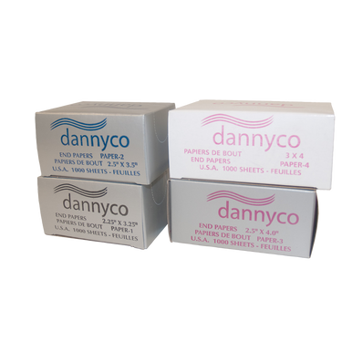 Dannyco Sundries End Wraps 2 1/2" x 3 1/2" (1000 sheets) 1 Box