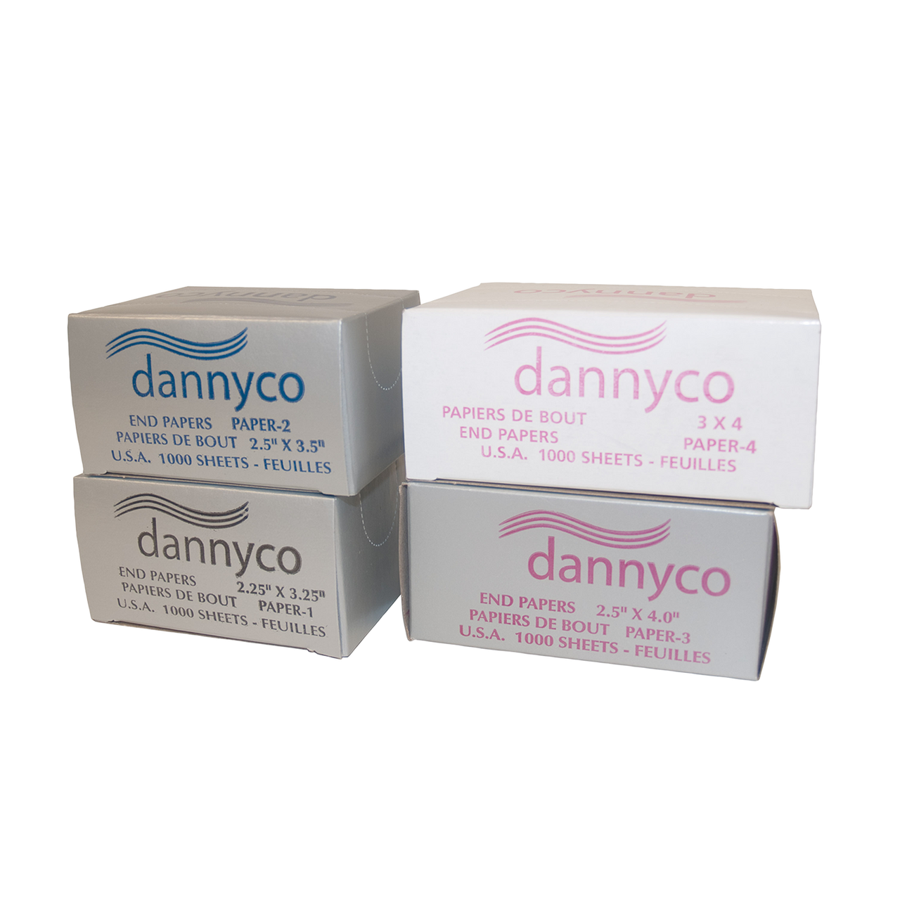 Dannyco Sundries End Wraps 2 1/2 Inch x 4 Inch 1 Box