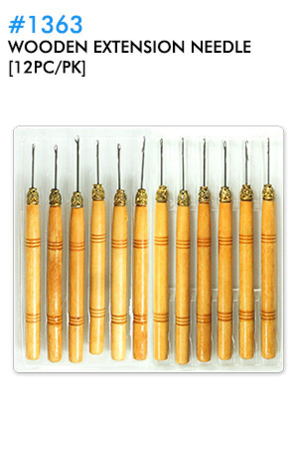 Wooden Extension Needle 1363 12pc/pk