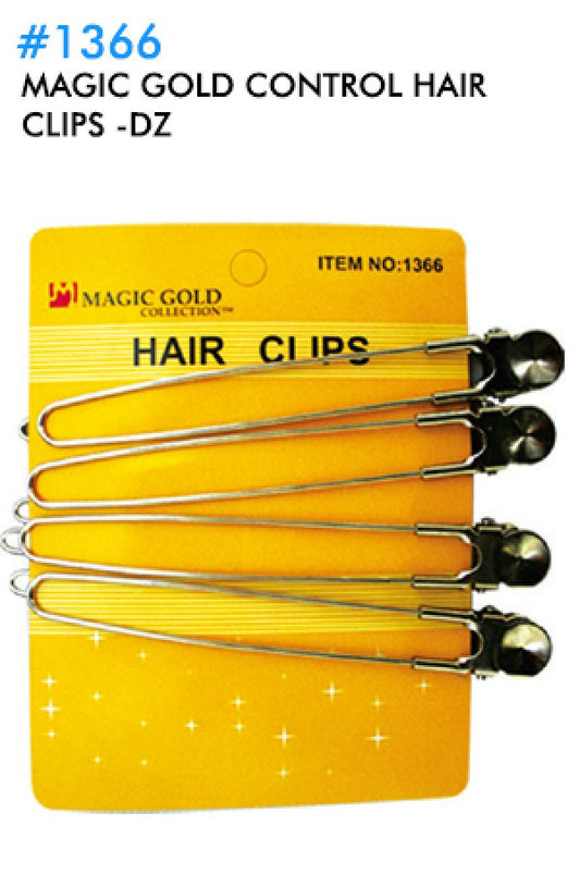 Magic Gold-1366 Control Hair Clips -dz