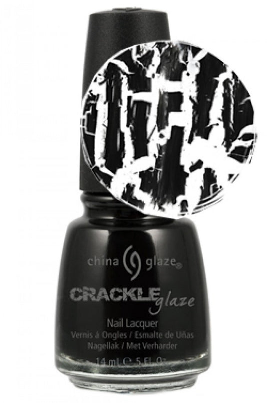 Crackle Glaze Metals Collection Black Mesh (Black)81053