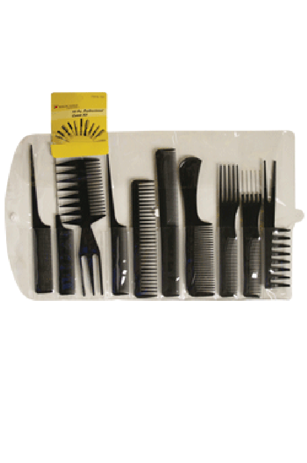 Magic Gold-1724 10pcs Comb Set