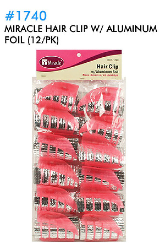 Miracle Hair Clip w/ Aluminum Foil (12/pk) 1740