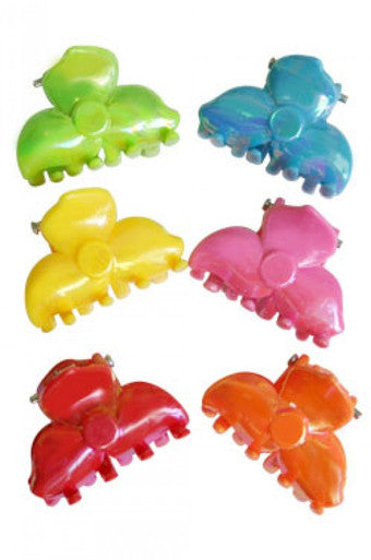 Mini Butterfly Clip (Butterfly, 12pc/pk) 1944 Asst -dz