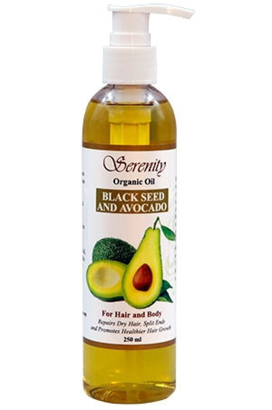 Serenity-6 Organic Oil-BlackSeed & Avocado (250ml)