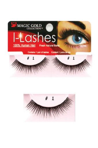 Magic Gold-1 I-lashes 100% Human Hair Fresh Natural Band