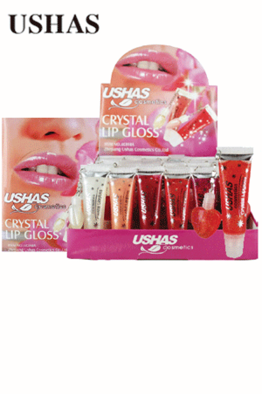 USHAS LC018A  Crystal Lip Gloss (48pcs/dspl) -pk