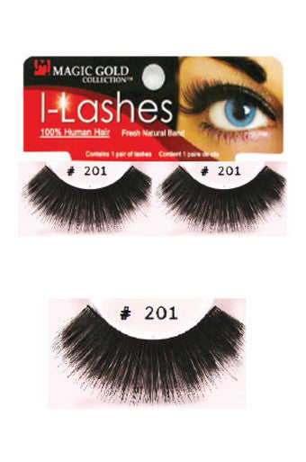 Magic Gold-201 I-lashes 100% Human Hair Fresh Natural Band