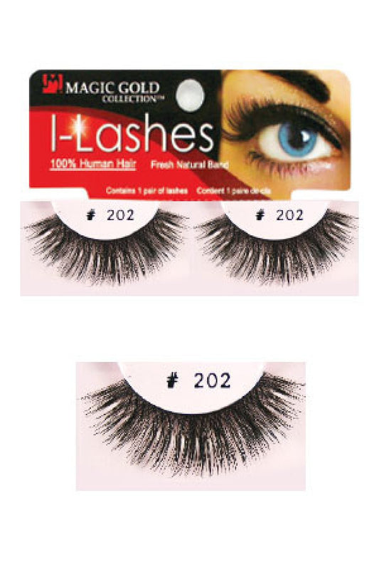 Magic Gold-202 I-lashes 100% Human Hair Fresh Natural Band