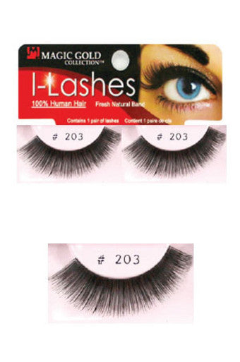 Magic Gold-203 I-lashes 100% Human Hair Fresh Natural Band