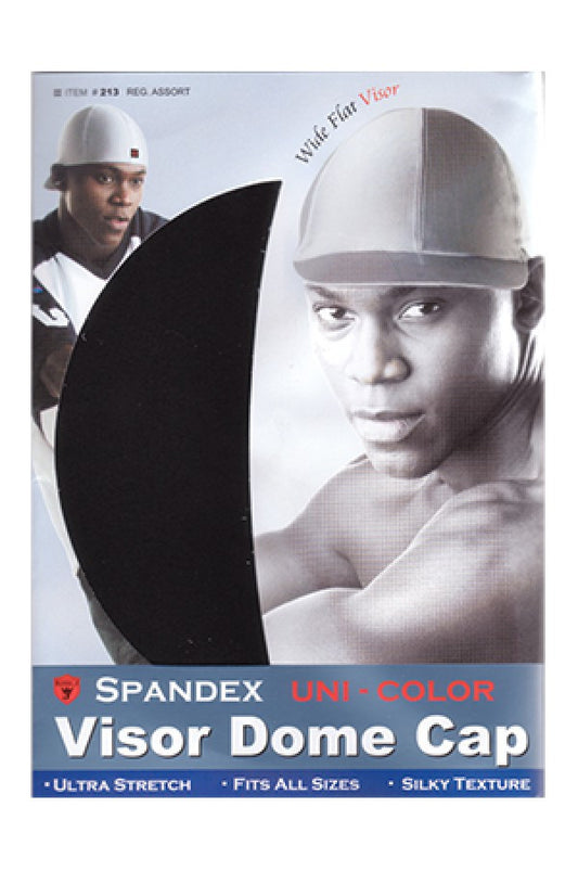 223 Spandex Visor Dome Cap (Tri-Color) -pc
