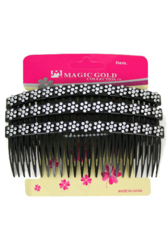 Magic Gold Comb Hair Pin (3pc/pk) 2151 Black - 10pk