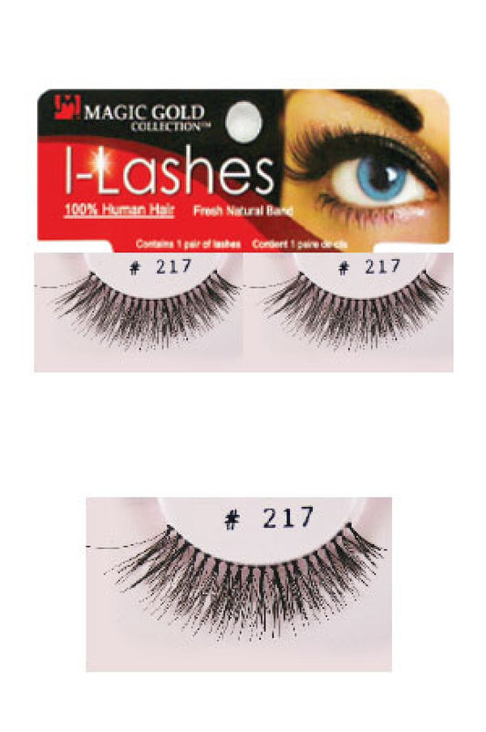 Magic Gold-217 I-lashes 100% Human Hair Fresh Natural Band