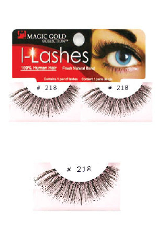 Magic Gold-218 I-lashes 100% Human Hair Fresh Natural Band