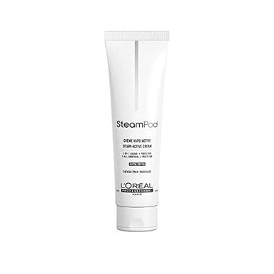 Steampod | Crème de Lissage Vapo-Activée pour Cheveux Épais | Double Action : Lissage et Protection | 150 ml | L'Oréal Professionnel