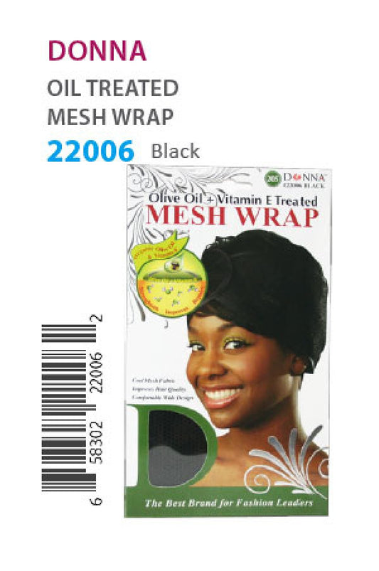 Donna Oil Treated Mesh Wrap 22006 Black - dz