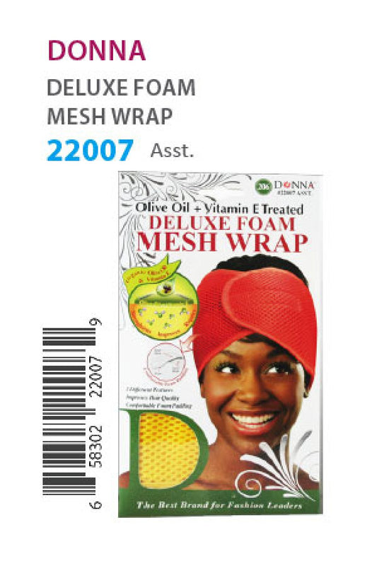 Donna Oil Treated Deluxe Foam Mesh Wrap 22007 Asst. - dz