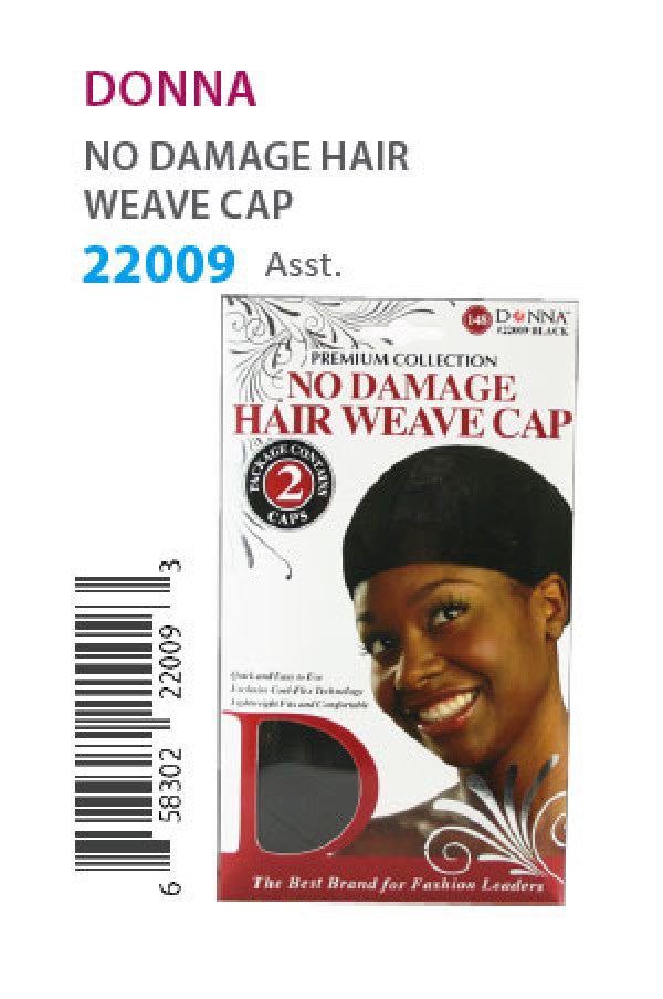 Donna No Damaged Hair Weave Cap 22009 Black - dz