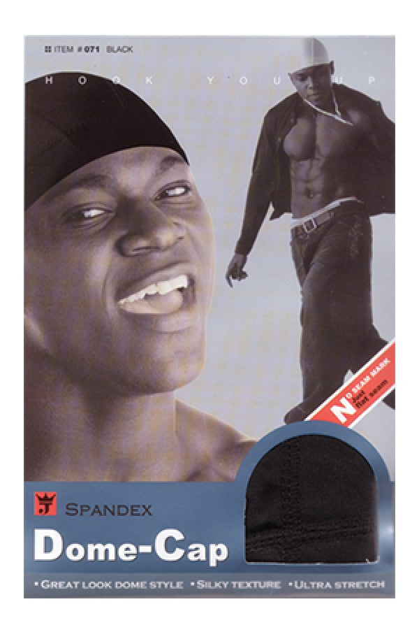 241 Spandex Dome Cap (White) -dz