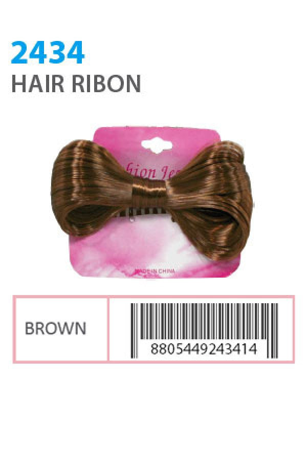 Hair Ribon 2434 Brown - dz