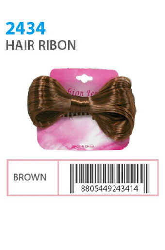 Hair Ribon 2434 Brown - dz