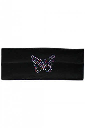 2502 Plain Head Band /w stone (dz)