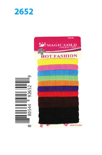 2652 MGC Hot Fashion Donut Ponytail Holder -dz