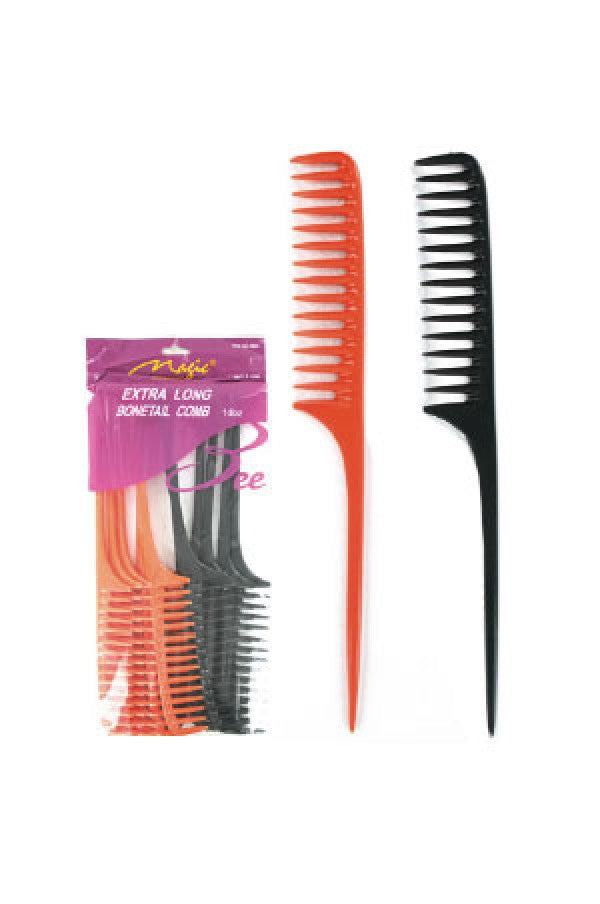 Magic Extra Long Bone Tail Comb 2664 (2420) -dz