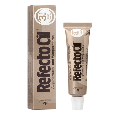 Cosmetic Brands of N. America Cream Hair Dye RefectoCil Light Brown #3.1 .5 oz.