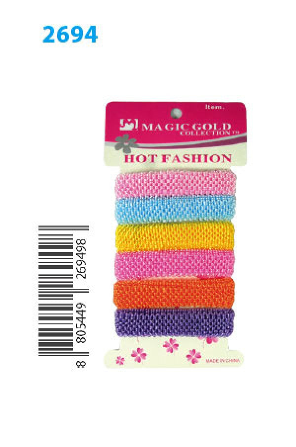 2694 MGC Hot Fashion Ponytail Holder -dz