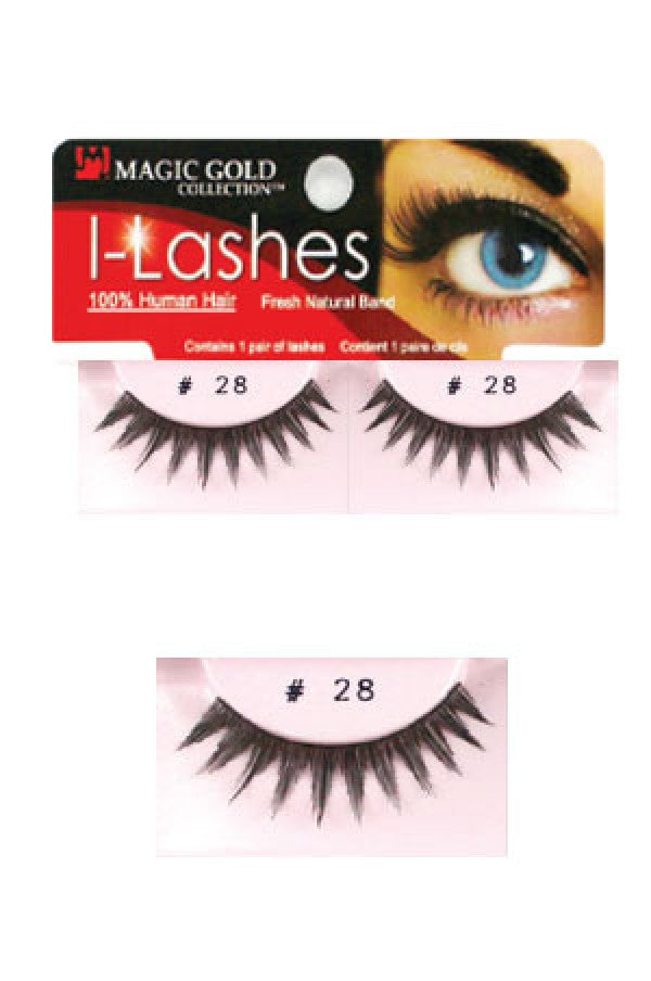 Magic Gold-28 I-lashes 100% Human Hair Fresh Natural Band