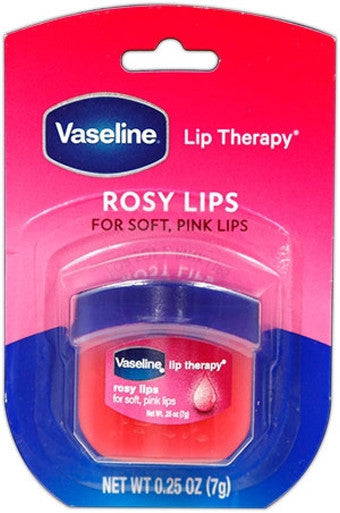 Vaseline-3 Lip Therapy Jar Rosy Lips (0.25oz)