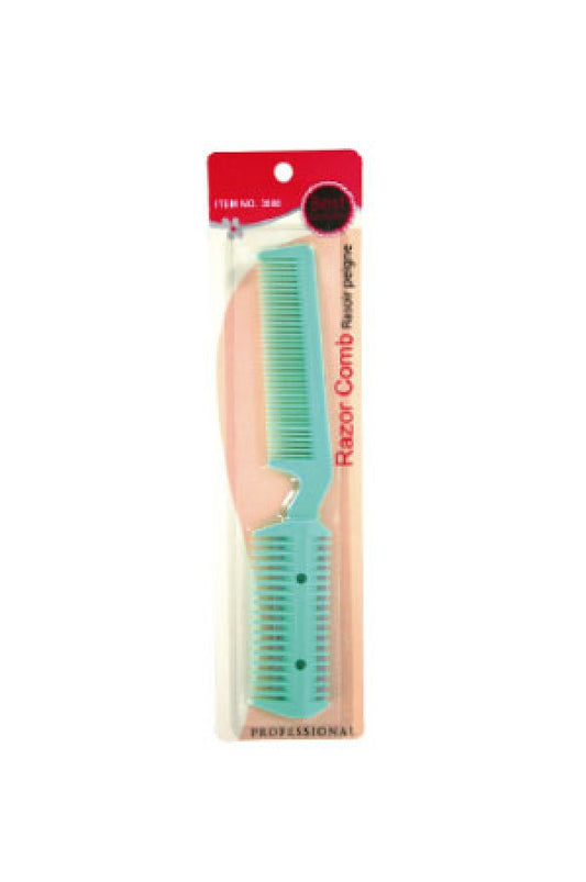 Magic Gold Green Razor Comb 3080 (with Comb Handle ) -dz