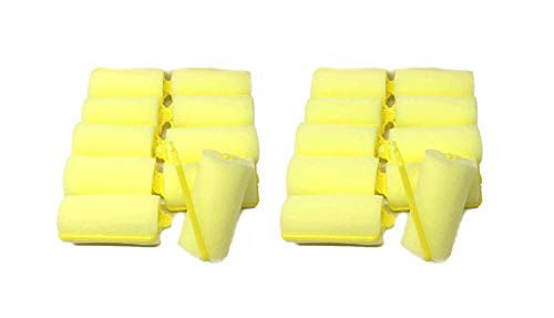 Foam Sponge Hair Rollers (YELLOW)