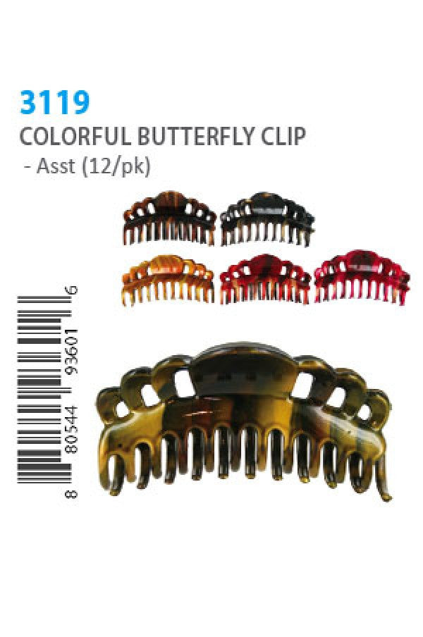 Colorful Butterfly Clip XL 3119 (No.10) -dz