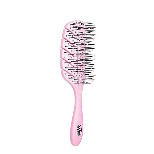 Wet Brush Go Green Detangler Hairbrush with Soft IntelliFlex Bristles, Detangler for All Hair Types – (Pale Pink)