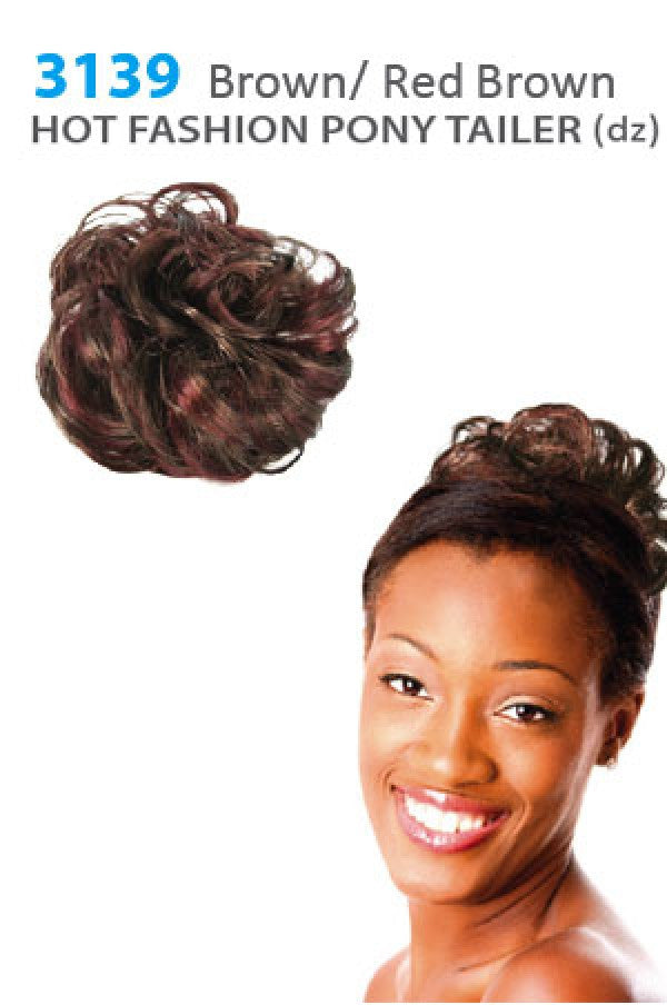 3139 Magic Gold Hot Fashion Pony Tailer (Brown/Red Brown) -dz