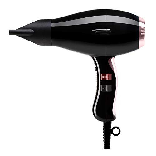 Elchim 3900 Healthy Ionic Ceramic Hair Dryer, Black/Rose Gold