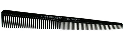 Black Diamond Tapered Barber Hair Comb, 190 ml Length
