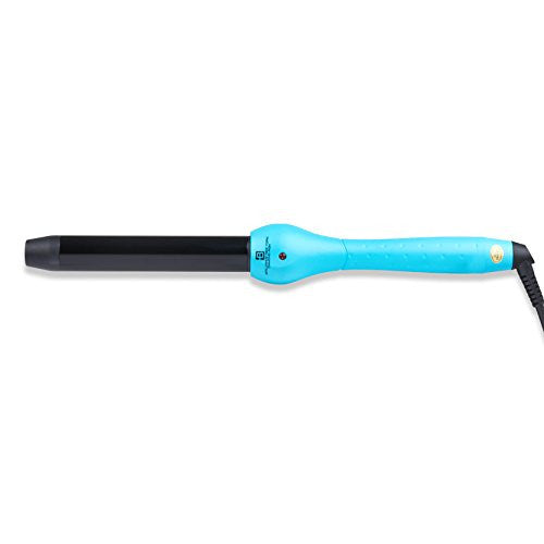 Brilliance New York - Trio Flat and Curling Irons Set: 1.25" Diamond and Ceramic Flat Iron + 1/2" Mini Diamond Flat Iron + 1" Clipless Curling Iron, Turquoise-1601534075