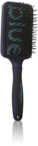 Luxor Pro Blueberry Collection Cushion Paddle Brush, 3.5 Inch