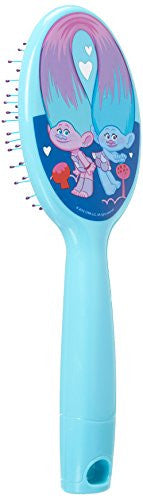 Goody Trolls Hair Accessory Gift Pack with Satin & Chenille Blue Hair Brush, 25 Count
