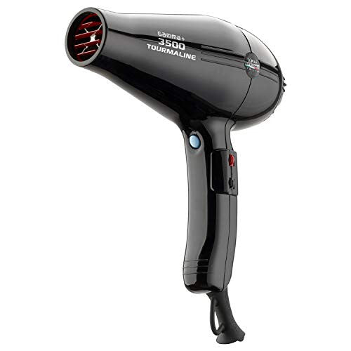 GAMMA+ 3500 Tourmaline Ionic Hair Dryer, Black-1601027390