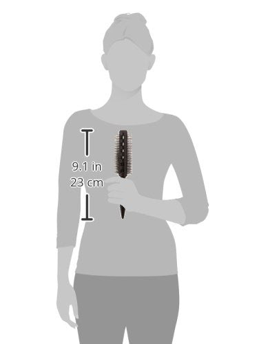 Denman Brosse à cheveux D300 – Brosse d'aération pour la circulation de l'air – Brosse à cheveux ronde avec prise maximale, poignée ergonomique, épingles rondes et cheveux à séchage rapide