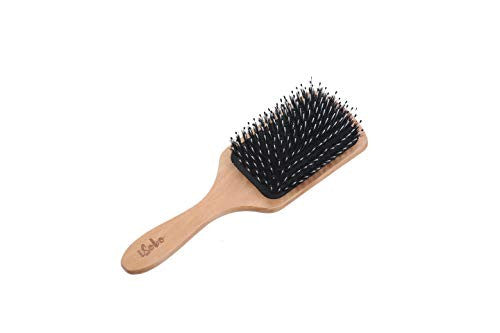 iSobo Wooden hairbrush with boar bristles