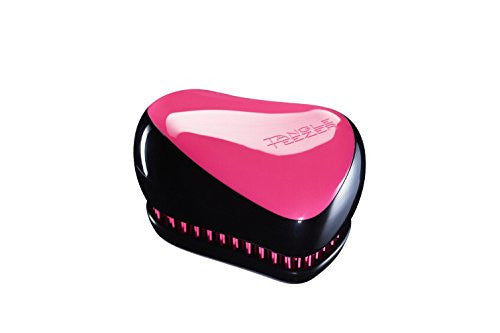 Tangle Teezer The Compact Styler, On-the-go Detangling Hairbrush for All Hair Types - Pink Sizzle