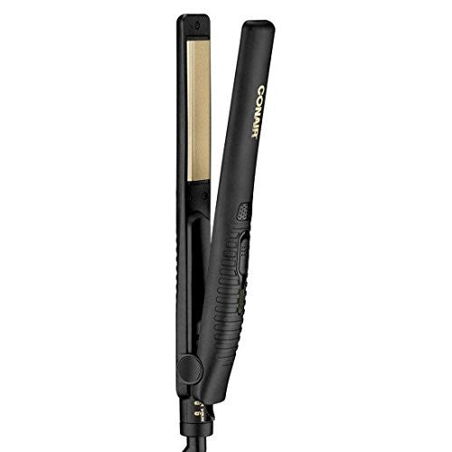 Conair Instant Heat Ceramic Flat Iron, 1 Inch, Black