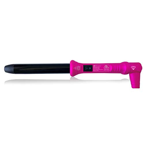 Proliss Diamond Twisters Curling Irons, Pink, 25mm, 1 Pound-1601028216